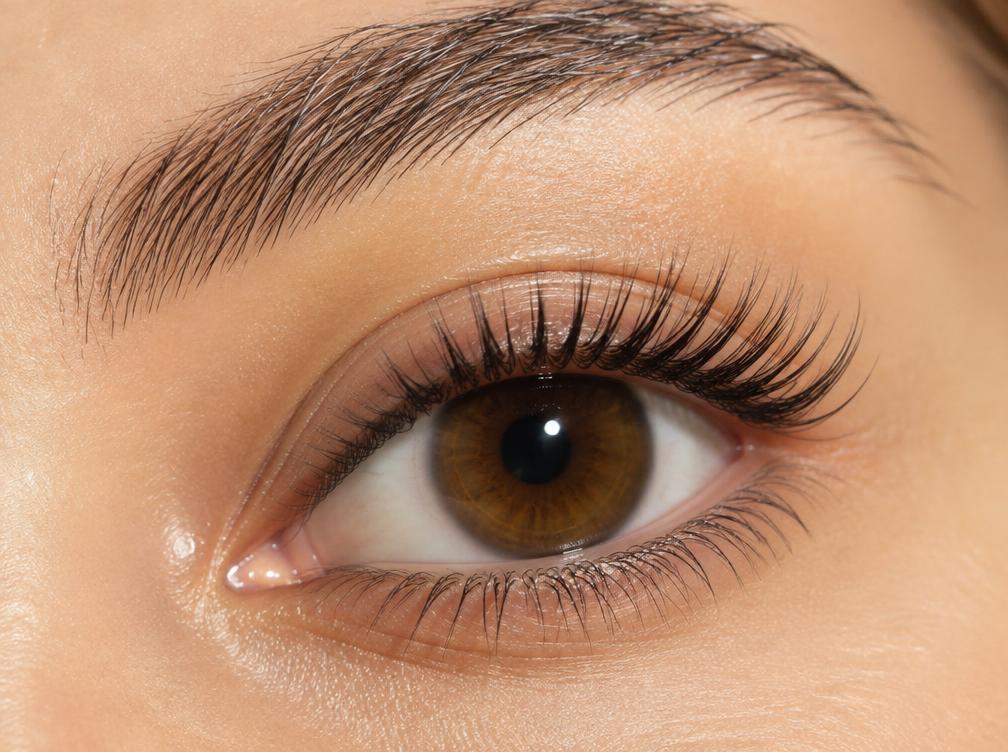 Laminazione ciglia — dopo (immagine dimostrativa)
